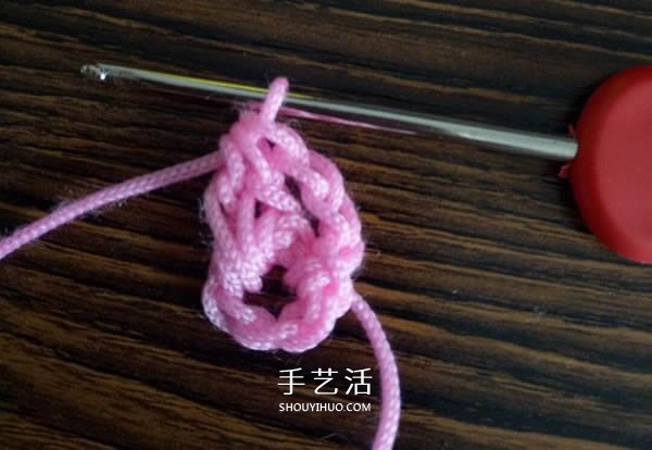 精美花样图案钩织方法 换线多色花样钩法(图7) 精美花样图案钩织方法 换线多色花样钩法(图7)