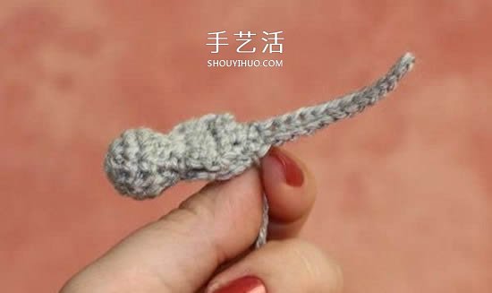 钩织蜻蜓的钩法图解 可用作衣物上的漂亮装饰(图8) 钩织蜻蜓的钩法图解 可用作衣物上的漂亮装饰(图8)