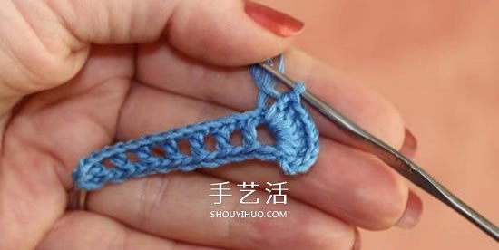 钩织蜻蜓的钩法图解 可用作衣物上的漂亮装饰(图10) 钩织蜻蜓的钩法图解 可用作衣物上的漂亮装饰(图10)