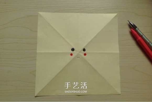 怎么折纸皮卡丘的方法 儿童皮卡丘折法图解(图4) 怎么折纸皮卡丘的方法 儿童皮卡丘折法图解(图4)