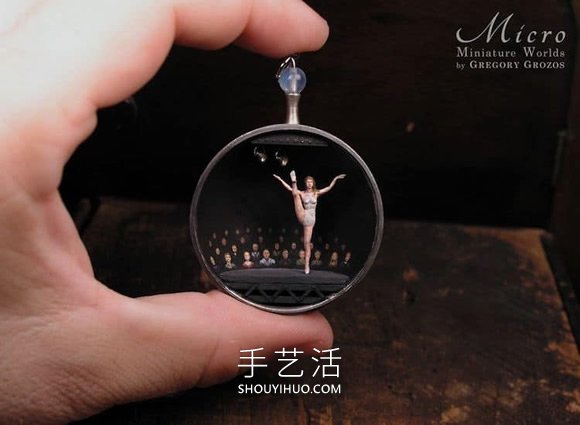 古董怀表化身微型世界！怀旧物件DIY迷你奇幻童话(图10)