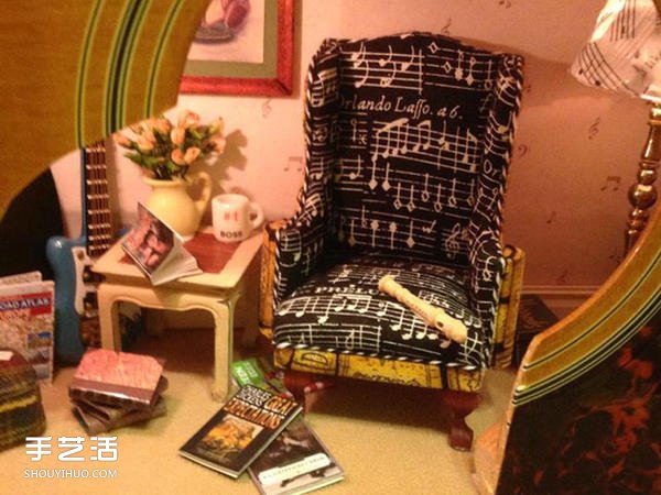 旧吉他改造娃娃屋 送给女儿的25岁生日礼物(图3) 旧吉他改造娃娃屋 送给女儿的25岁生日礼物(图3)