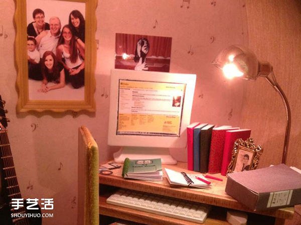 旧吉他改造娃娃屋 送给女儿的25岁生日礼物(图4) 旧吉他改造娃娃屋 送给女儿的25岁生日礼物(图4)