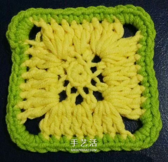 保暖又好看!钩针编织百日菊坐垫的编法图解(图2) 保暖又好看!钩针编织百日菊坐垫的编法图解(图2)