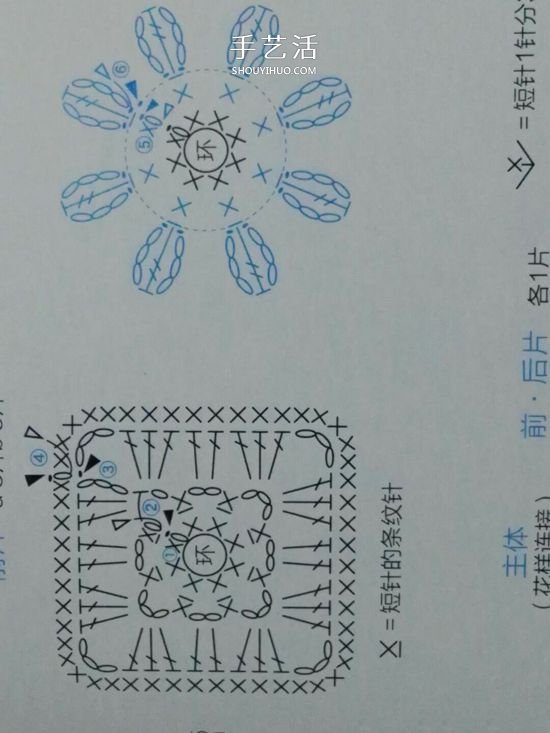 保暖又好看!钩针编织百日菊坐垫的编法图解(图5) 保暖又好看!钩针编织百日菊坐垫的编法图解(图5)