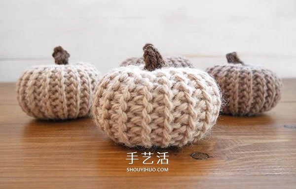 温暖人心的小物! 钩织可爱小南瓜装饰的方法(图11) 温暖人心的小物! 钩织可爱小南瓜装饰的方法(图11)