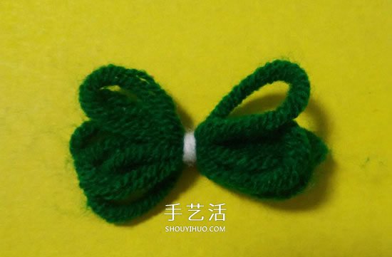 手工钩针编织圣诞花环挂饰的方法图解(图5) 手工钩针编织圣诞花环挂饰的方法图解(图5)
