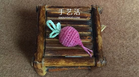 怎么钩织小萝卜的方法 简单水萝卜的钩法图解 - 诺云双维造物网