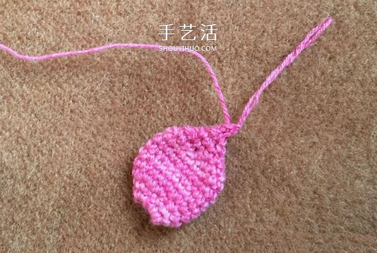 怎么钩织小萝卜的方法 简单水萝卜的钩法图解(图7) 怎么钩织小萝卜的方法 简单水萝卜的钩法图解(图7)