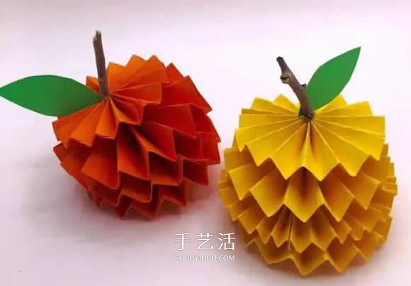 儿童立体苹果的折法 简单折纸苹果的图解教程(图3) 儿童立体苹果的折法 简单折纸苹果的图解教程(图3)