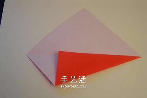 折纸圣诞帽的方法图解 简单圣诞帽的折法步骤(图2) 折纸圣诞帽的方法图解 简单圣诞帽的折法步骤(图2)