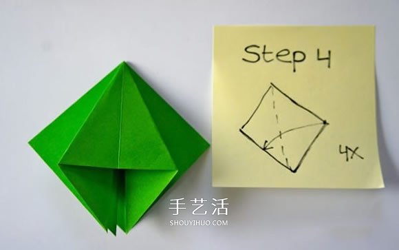 怎样折立体圣诞树图解 儿童立体圣诞树的折法(图3) 怎样折立体圣诞树图解 儿童立体圣诞树的折法(图3)