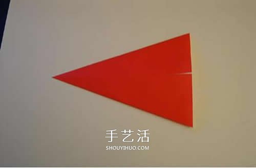 折纸圣诞帽的方法图解 简单圣诞帽的折法步骤(图9) 折纸圣诞帽的方法图解 简单圣诞帽的折法步骤(图9)
