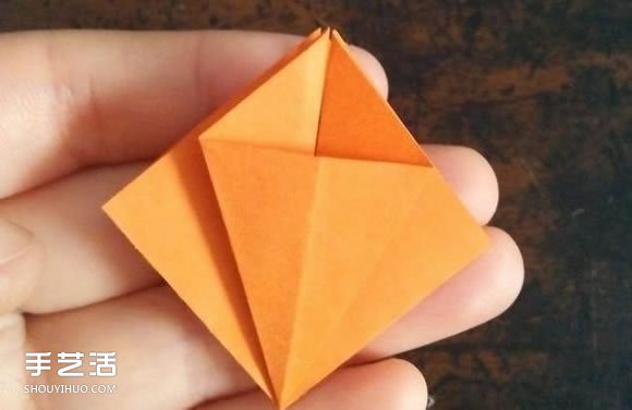 立体菱形怎么折图解 空心立体菱形折纸教程(图4) 立体菱形怎么折图解 空心立体菱形折纸教程(图4)
