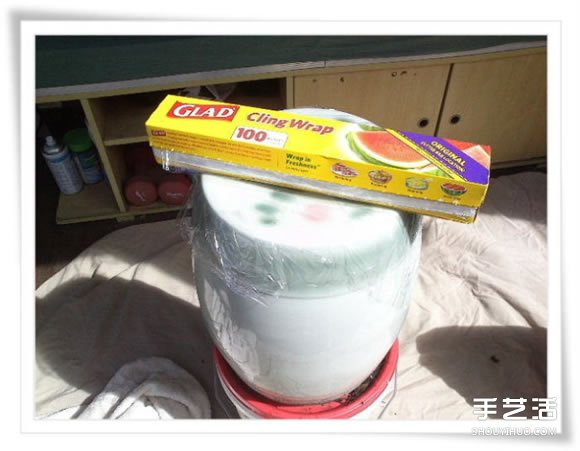 旧毛巾废物利用做花盆 水泥毛巾花盆手工制作(图4) 旧毛巾废物利用做花盆 水泥毛巾花盆手工制作(图4)