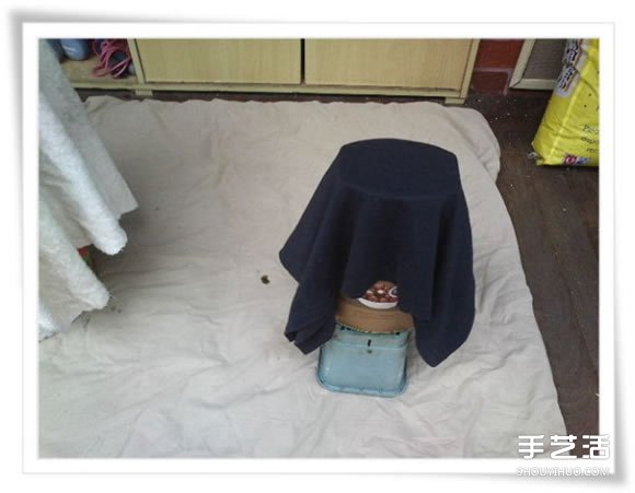 旧毛巾废物利用做花盆 水泥毛巾花盆手工制作(图7) 旧毛巾废物利用做花盆 水泥毛巾花盆手工制作(图7)