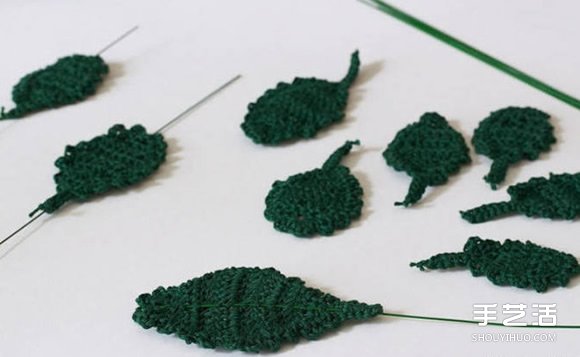 手工针织逼真的三色堇花盆栽花篮图解教程(图3) 手工针织逼真的三色堇花盆栽花篮图解教程(图3)