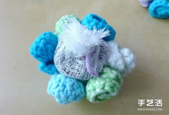 钩针手工编织药玉的方法 有吉祥如意的寓意(图12) 钩针手工编织药玉的方法 有吉祥如意的寓意(图12)