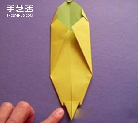 简单香蕉的折法图解 幼儿园香蕉折纸教程(图5) 简单香蕉的折法图解 幼儿园香蕉折纸教程(图5)