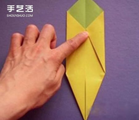 简单香蕉的折法图解 幼儿园香蕉折纸教程(图3) 简单香蕉的折法图解 幼儿园香蕉折纸教程(图3)