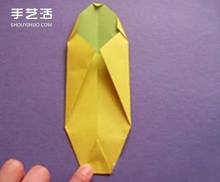 简单香蕉的折法图解 幼儿园香蕉折纸教程(图4) 简单香蕉的折法图解 幼儿园香蕉折纸教程(图4)