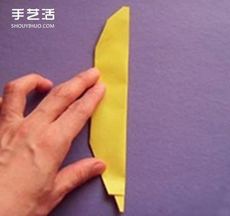 简单香蕉的折法图解 幼儿园香蕉折纸教程(图7) 简单香蕉的折法图解 幼儿园香蕉折纸教程(图7)