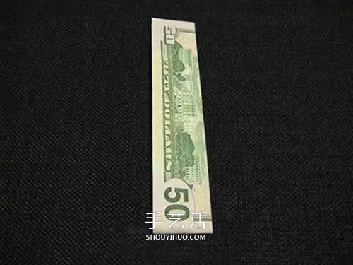 美元圣诞树的折法图解 纸币折纸圣诞树步骤(图2) 美元圣诞树的折法图解 纸币折纸圣诞树步骤(图2)
