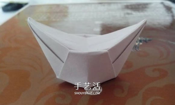 最简单元宝的叠法图解 怎么折纸元宝的方法(图13) 最简单元宝的叠法图解 怎么折纸元宝的方法(图13)