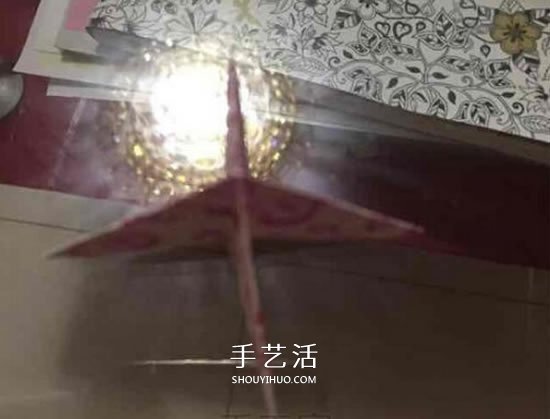 纸陀螺怎么折叠图解 会转的折纸陀螺折法(图3) 纸陀螺怎么折叠图解 会转的折纸陀螺折法(图3)
