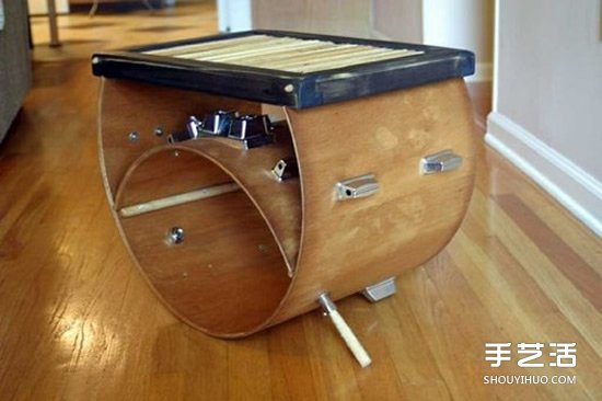 废旧物改造桌子的方法 利用废弃物DIY桌子图片(图3) 废旧物改造桌子的方法 利用废弃物DIY桌子图片(图3)