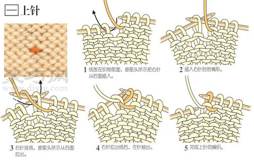 下针上针织法图解教程 教你上针怎么织 - 诺云双维造物网