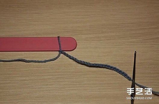 废弃的冰棒棍也能变成钩针编织的好用道具(图2) 废弃的冰棒棍也能变成钩针编织的好用道具(图2)