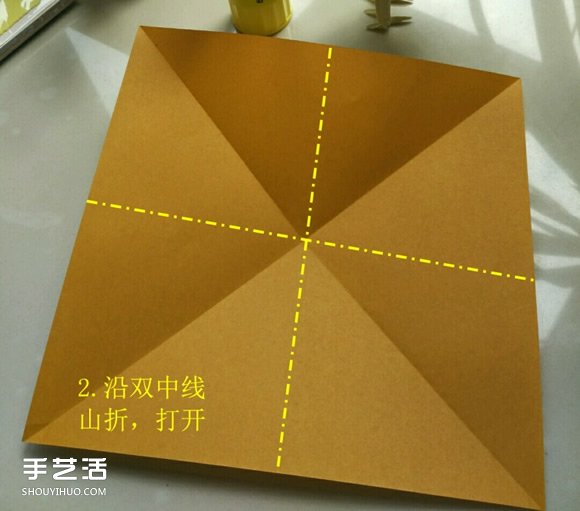儿童手工折纸冰激凌 冰激凌的折法图解教程(图3) 儿童手工折纸冰激凌 冰激凌的折法图解教程(图3)