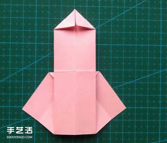 儿童折纸裙子图解教程 简单小裙子的折叠方法(图11) 儿童折纸裙子图解教程 简单小裙子的折叠方法(图11)