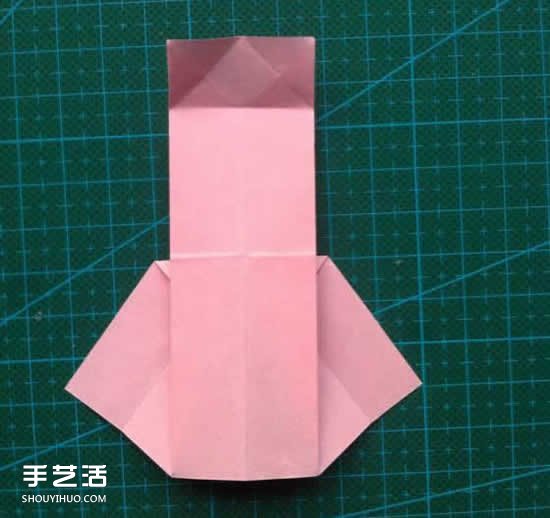 儿童折纸裙子图解教程 简单小裙子的折叠方法(图12) 儿童折纸裙子图解教程 简单小裙子的折叠方法(图12)