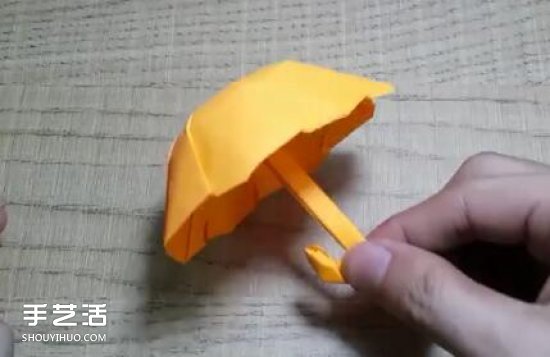 油纸伞折纸图解教程 折油纸伞的方法步骤(图10)