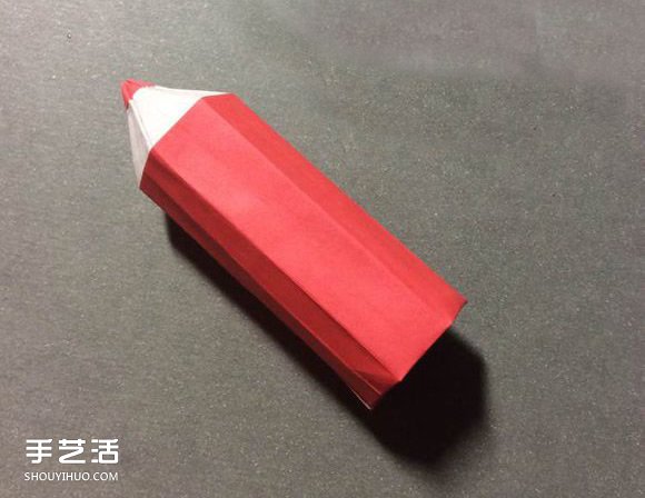怎么折铅笔的方法图解 手工铅笔折纸步骤图(图17) 怎么折铅笔的方法图解 手工铅笔折纸步骤图(图17)