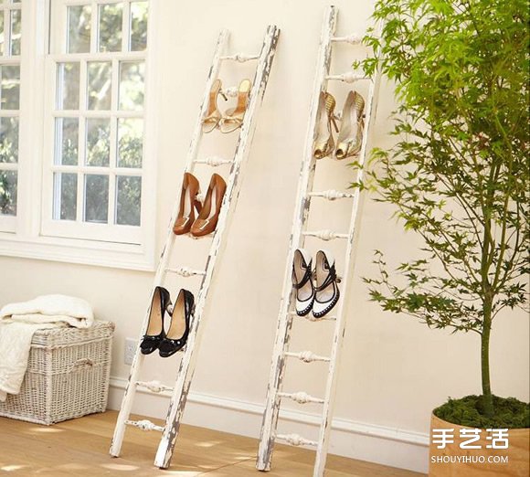 废旧木梯别急着丢：超实用旧梯子改造DIY创意(图9)