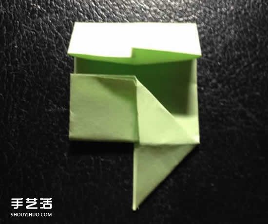 四叶草的折法两张纸 简单四叶草折纸教程(图7)