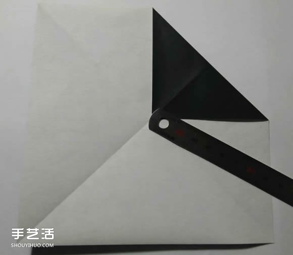 平面铅笔的折纸方法 简单儿童折纸铅笔图解(图3)