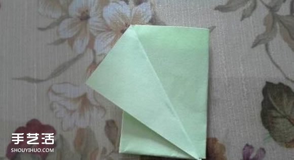 简单衬衫的叠法图解 儿童手工折纸衬衫步骤(图5)
