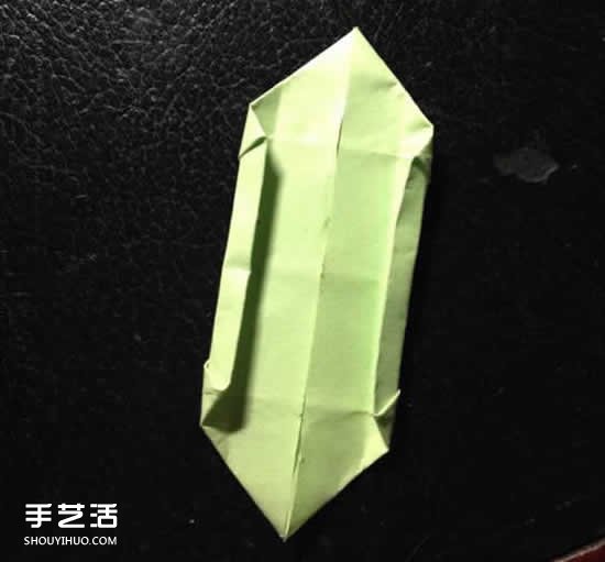四叶草的折法两张纸 简单四叶草折纸教程(图8)