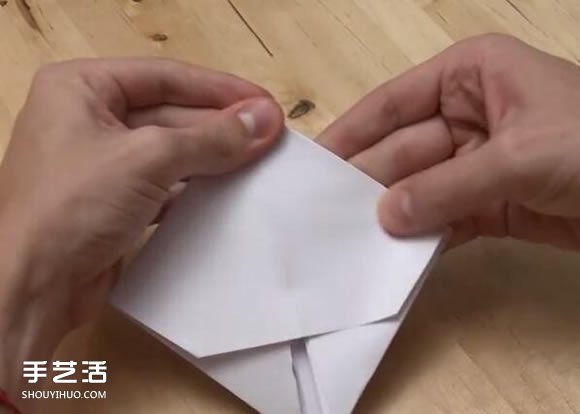 纸炮怎么叠图解教程 两种纸炮的折法步骤图(图9)