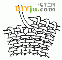 毛衣编织基础:上针下针怎么织(图3) 毛衣编织基础:上针下针怎么织(图3)