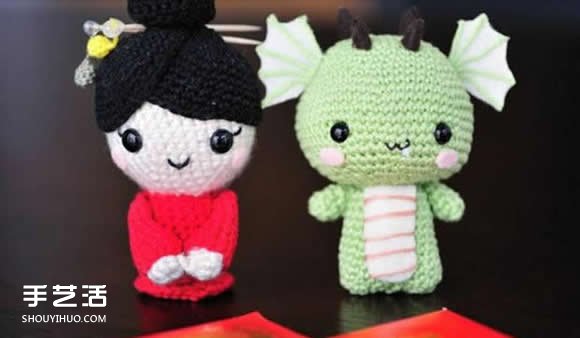 针织制作可爱的小龙 超萌小龙玩偶钩针DIY(图15) 针织制作可爱的小龙 超萌小龙玩偶钩针DIY(图15)