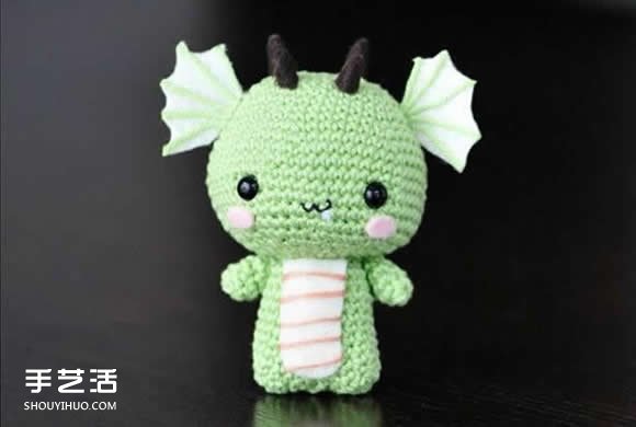 针织制作可爱的小龙 超萌小龙玩偶钩针DIY(图10) 针织制作可爱的小龙 超萌小龙玩偶钩针DIY(图10)