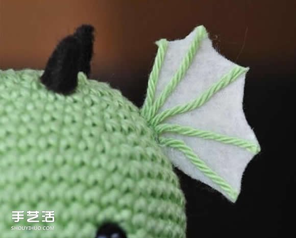 针织制作可爱的小龙 超萌小龙玩偶钩针DIY(图14) 针织制作可爱的小龙 超萌小龙玩偶钩针DIY(图14)