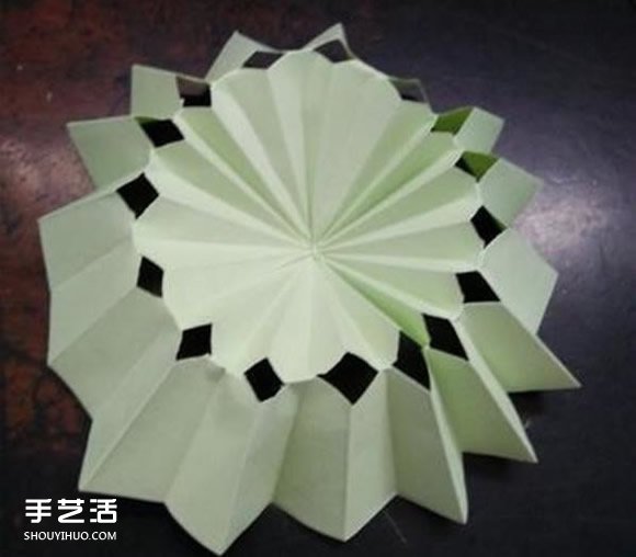 立体小雨伞的折法图解 儿童纸雨伞制作方法(图12)