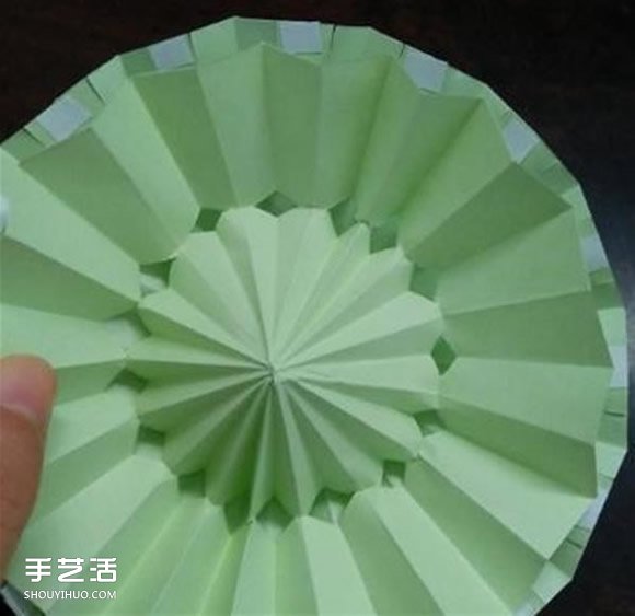 立体小雨伞的折法图解 儿童纸雨伞制作方法(图14)