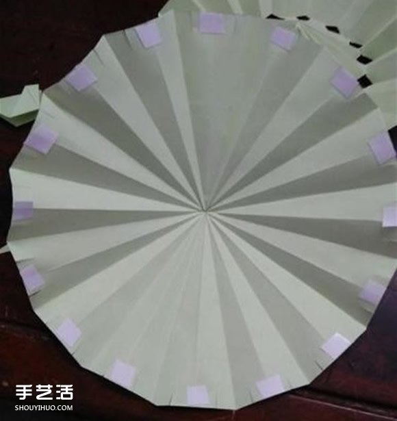 立体小雨伞的折法图解 儿童纸雨伞制作方法(图13)